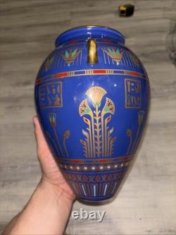 1987 THE GOLDEN VASE OF BAST FRANKLIN MINT 24k GOLD DECORATED VASE NEW COA NIB
