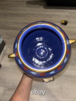 1987 THE GOLDEN VASE OF BAST FRANKLIN MINT 24k GOLD DECORATED VASE NEW COA NIB