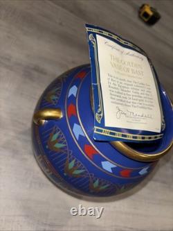 1987 THE GOLDEN VASE OF BAST FRANKLIN MINT 24k GOLD DECORATED VASE NEW COA NIB