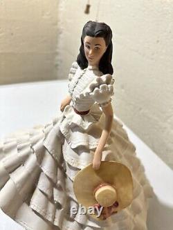 1987 Vintage Franklin Mint Scarlett O'Hara Porcelain Figurine Gone with The Wind