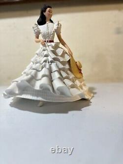 1987 Vintage Franklin Mint Scarlett O'Hara Porcelain Figurine Gone with The Wind