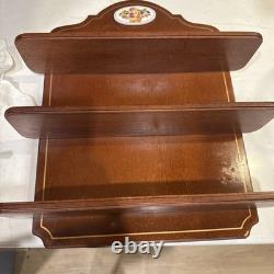 1988 Franklin Mint Le Cordon Bleu Spice Rack 10 Jam Condiment Jars