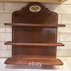 1988 Franklin Mint Le Cordon Bleu Spice Rack 10 Jam Condiment Jars