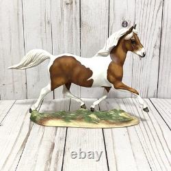 1988 Franklin Mint Misty Of Chincoteague Pinto Horse Figurine Fine Porcelain