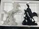 1988 Franklin Mint Porcelain Racing Stallions Horses By Edward D. Hart $