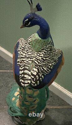 1988 Franklin Mint Royal Peacock statue, Royal Society for the protection Birds