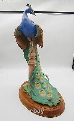 1988 Franklin Mint Royal Peacock statue, Royal Society for the protection Birds