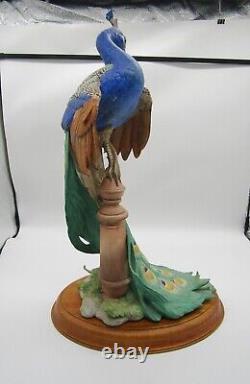 1988 Franklin Mint Royal Peacock statue, Royal Society for the protection Birds