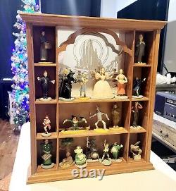 1988 MGM WIZARD OF OZ Franklin Mint 16 Figures With Display Case. Read Desc