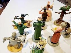 1988 MGM WIZARD OF OZ Franklin Mint 16 Figures With Display Case. Read Desc