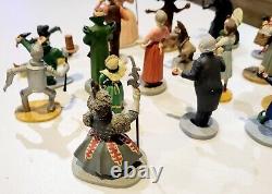 1988 MGM WIZARD OF OZ Franklin Mint 16 Figures With Display Case. Read Desc