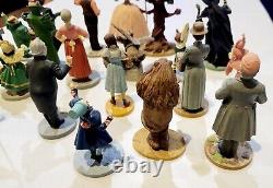 1988 MGM WIZARD OF OZ Franklin Mint 16 Figures With Display Case. Read Desc