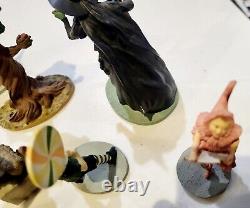 1988 MGM WIZARD OF OZ Franklin Mint 16 Figures With Display Case. Read Desc