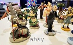 1988 MGM WIZARD OF OZ Franklin Mint 16 Figures With Display Case. Read Desc