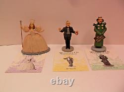 1988 MGM WIZARD OF OZ Franklin Mint COMPLETE SET, With Display Case and Postcards