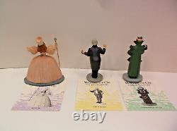1988 MGM WIZARD OF OZ Franklin Mint COMPLETE SET, With Display Case and Postcards