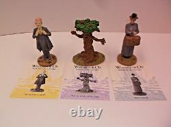 1988 MGM WIZARD OF OZ Franklin Mint COMPLETE SET, With Display Case and Postcards
