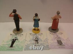1988 MGM WIZARD OF OZ Franklin Mint COMPLETE SET, With Display Case and Postcards