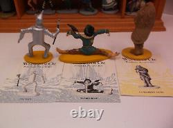 1988 MGM WIZARD OF OZ Franklin Mint COMPLETE SET, With Display Case and Postcards