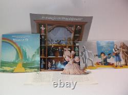 1988 MGM WIZARD OF OZ Franklin Mint COMPLETE SET, With Display Case and Postcards