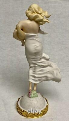 1988 Vintage The Franklin Mint Fine Porcelain Earth Woman Figurine 11 Tall