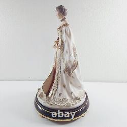 1989 FRANKLIN MINT FIGURINE EMPRESS ALEXANDRA HOUSE OF FABERGE Missing Crown