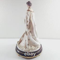 1989 FRANKLIN MINT FIGURINE EMPRESS ALEXANDRA HOUSE OF FABERGE Missing Crown