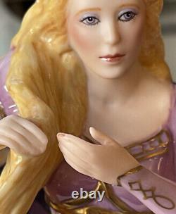 1989 FRANKLIN MINT RAPUNZEL Figurine GERDA NEUBACHER Porcelain