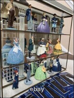 1989 Franklin Mint Gone With the Wind Collector 15 FigurineSet (COMPLETE SET!)