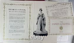 1989 Franklin Mint House Of Faberge Porcelain Empress Alexandra New In Packaging