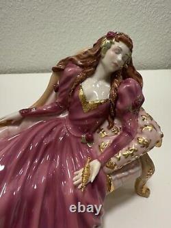 1989 Franklin Mint Sleeping Beauty Porcelain Figurine, Mint Condition