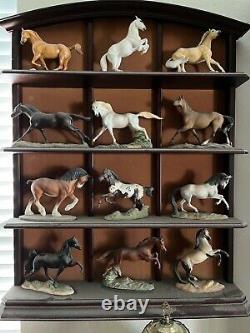 1989 Franklin Mint The Great Horses of the World Horses FULL COLLECTION