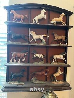 1989 Franklin Mint The Great Horses of the World Horses FULL COLLECTION