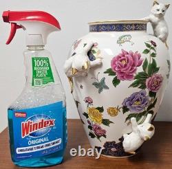 1989 Franklin Mint The Vase of the Imperial Cats by Toshiharu Kitagawa WithStand