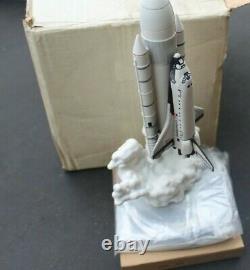 1990 Franklin Mint Space Society Columbia Space Shuttle Fine Porcelain Figurine