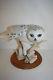 1990 Franklin Mint The Snowy Owl By George Mcmonigle Porcelain Sculpture