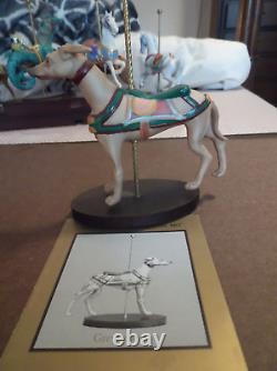 1990 Franklin Mint Treasury Of Carousel Art With Stand Complete Set 12 Figures