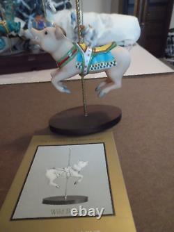 1990 Franklin Mint Treasury Of Carousel Art With Stand Complete Set 12 Figures