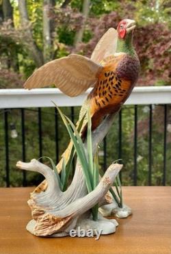 1991 Franklin Mint Ring-Necked Pheasant Figure by A. J. Rudisill