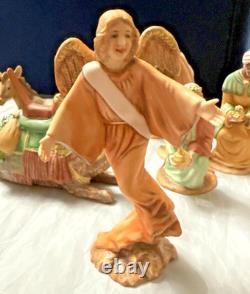 1992 Franklin Mint Nativity 12 Piece Porcelain Set The First Christmas