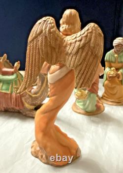1992 Franklin Mint Nativity 12 Piece Porcelain Set The First Christmas