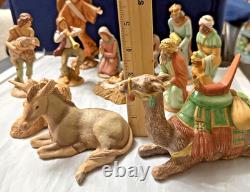 1992 Franklin Mint Nativity 12 Piece Porcelain Set The First Christmas