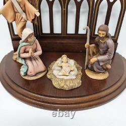 1992 Franklin Mint Nativity 12 Piece Porcelain Set With Creche The First Christmas