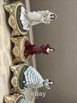 1993 Turner Gone With The WindScarlett's Shame Figurine Vtg Set