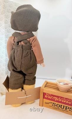 1996 Campbells Soup Franklin Mint 18T Porcelain Doll Bobby Boy (Very Rare)