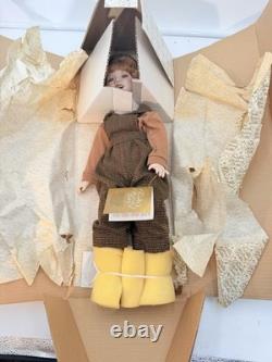 1996 Campbells Soup Franklin Mint 18T Porcelain Doll Bobby Boy (Very Rare)