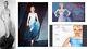 1997 Franklin Mint Marilyn Monroe Glittery Blue Dress Gown Porcelain Doll WithBOX