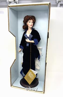 1999 Franklin Mint TITANIC Rose Porcelain Portrait Doll NEW IN BOX CoA + Poster