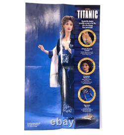 1999 Franklin Mint TITANIC Rose Porcelain Portrait Doll NEW IN BOX CoA + Poster