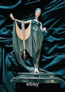 2005 franklin mint house of erte figurines'glamour' limited edition